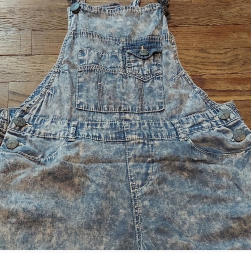 New!! Vanilla Star Acid Wash Overalls